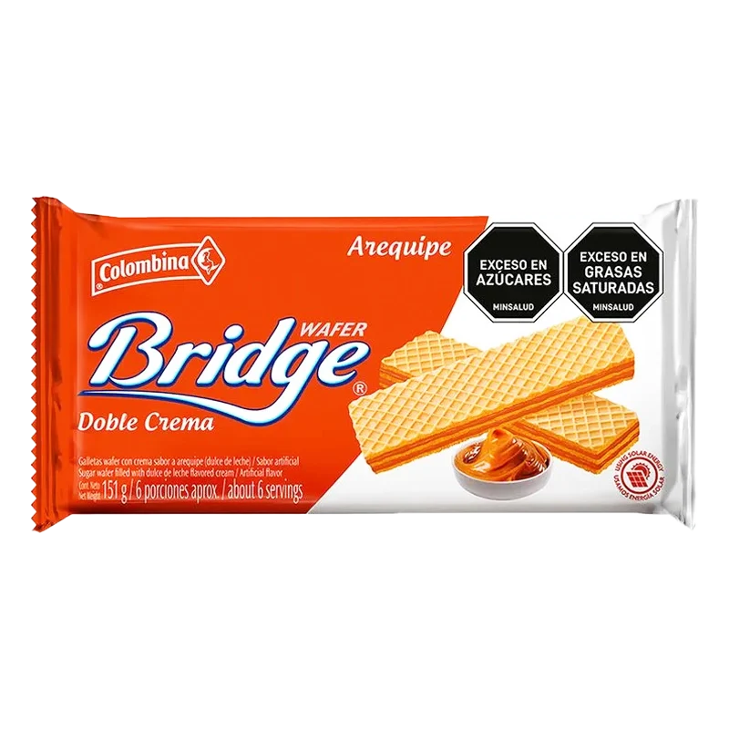 GALLETA WAFER BRIDGE AREQUIPE X 151