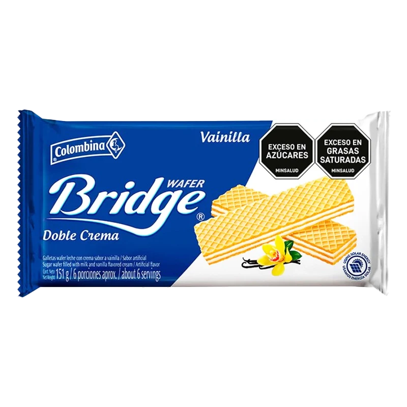 GALLETA WAFER BRIDGE VAINILLA X 151