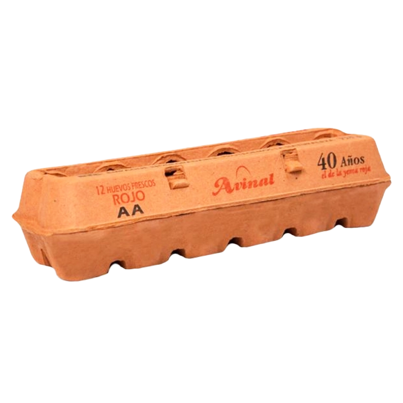 HUEVO AA ROJO AVINAL X 12 UND