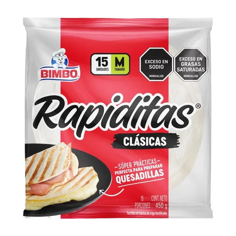 TORTILLAS BLANCAS BIMBO X 450 GR