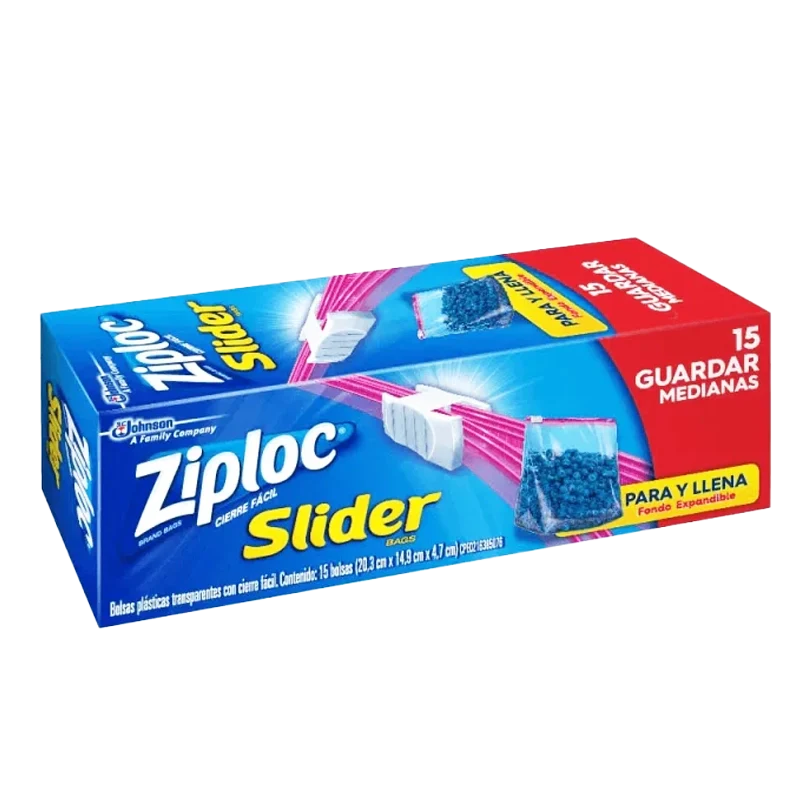 BOLSA ZIPLOC CIERRE PEQUEÑA X 15 UND