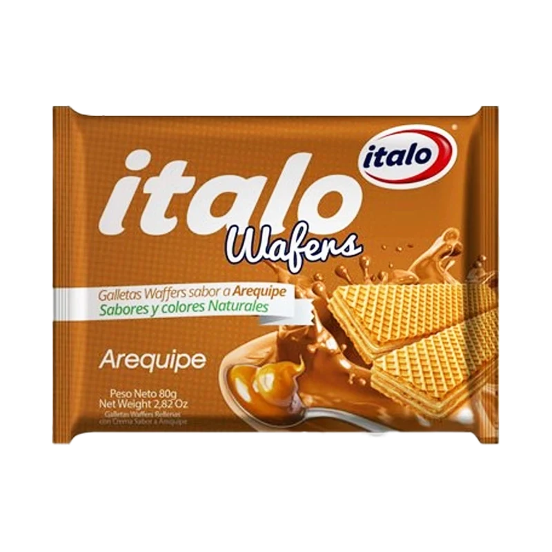 GALLETA WAFER AREQUIPE ITALO X 80 GR