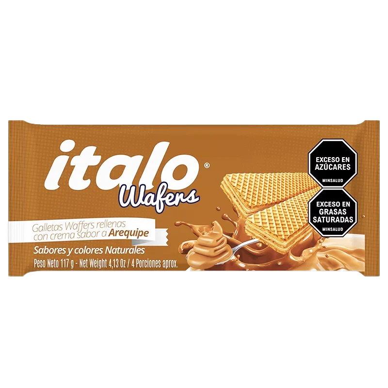 GALLETA WAFER PAQUETACO AREQUIPE ITALO X 117 GR
