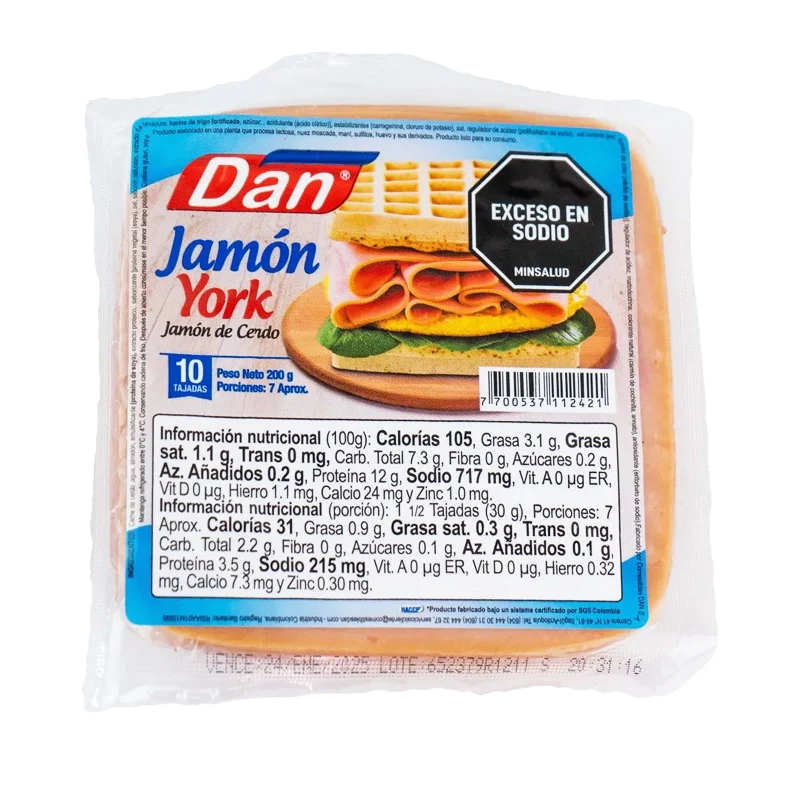 JAMON DAN YORK X 200 GR