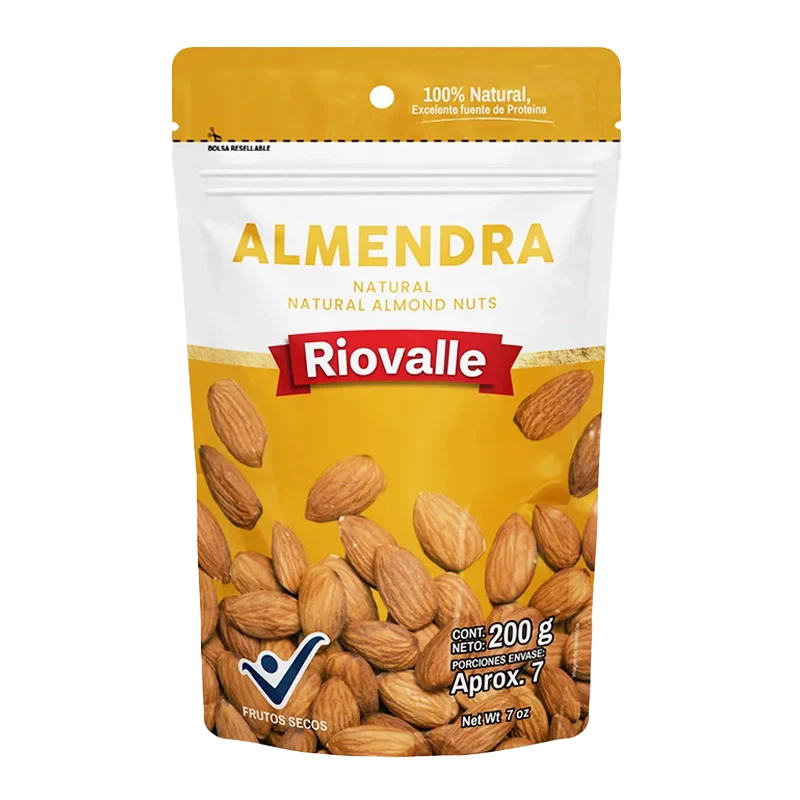 ALMENDRA NATURAL RIOVALLE X 200 GR