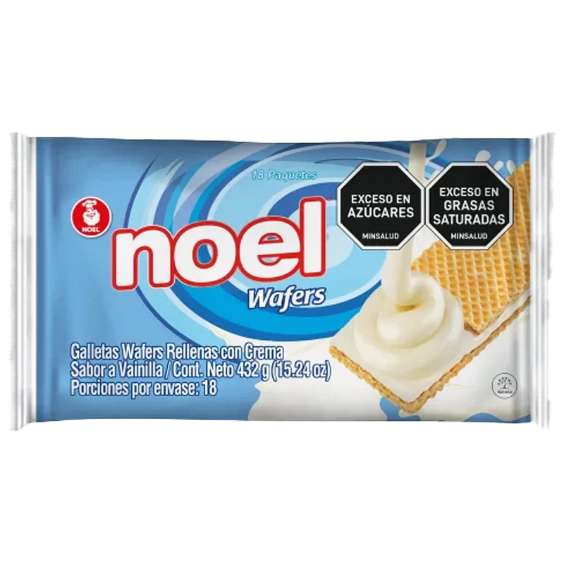 GALLETA WAFER NOEL VAINILLA