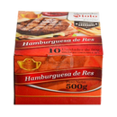 CARNE HAMBURGUESA AHUMADOS TOTO X 500 GR