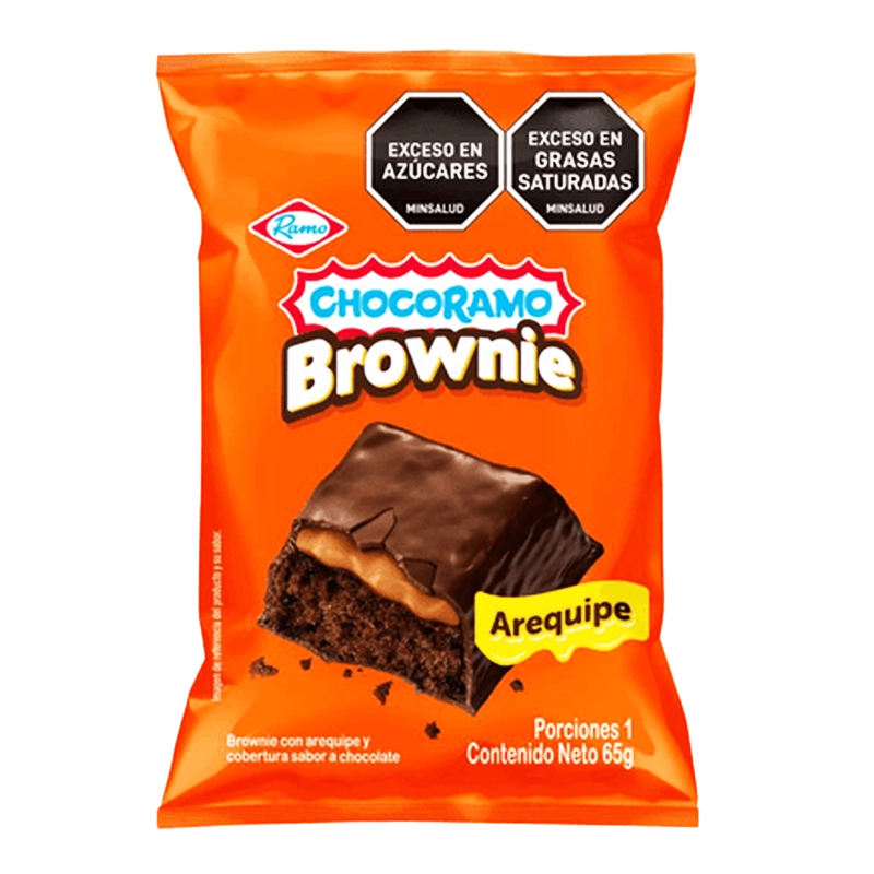 BROWNIE CHOCORAMO AREQUIPE X 65 GR