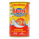 SARDINA EN SALSA TOMATE ABURRA X 155 GR