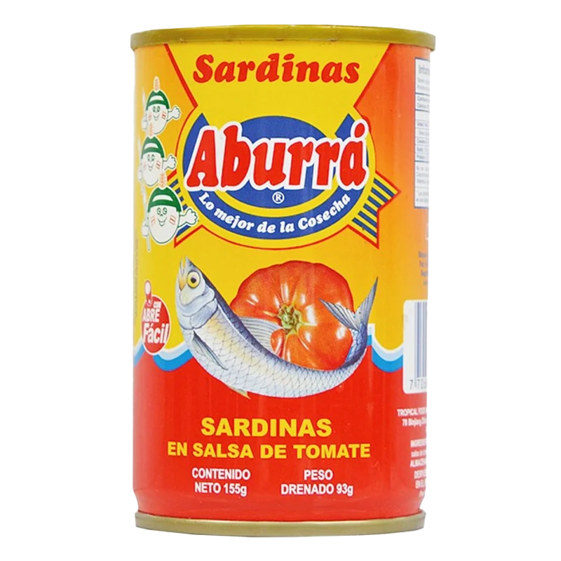 SARDINA EN SALSA TOMATE ABURRA X 155 GR