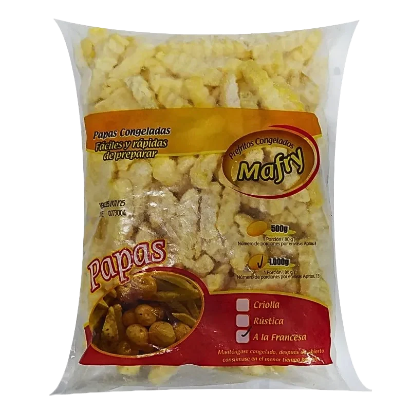 PAPA RIZADA O LISA  MAFRY X 1000 GR