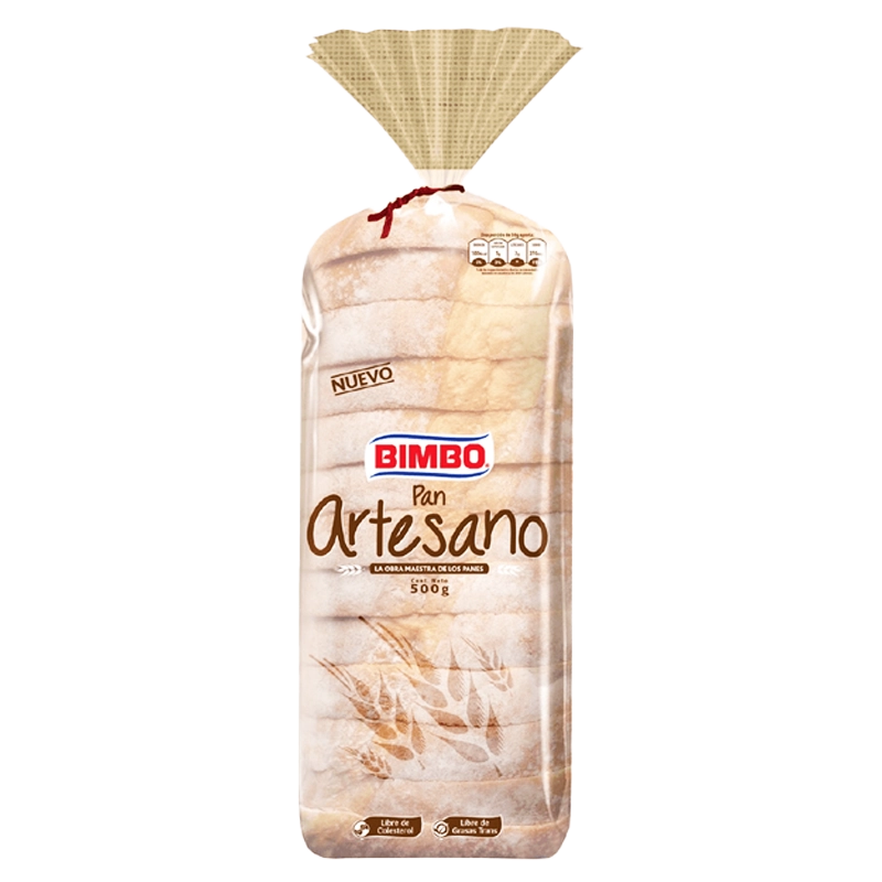 PAN ARTESANO BIMBO X 500 GR