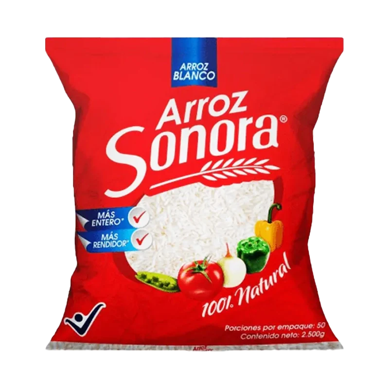 ARROZ SONORA X 2500 GR