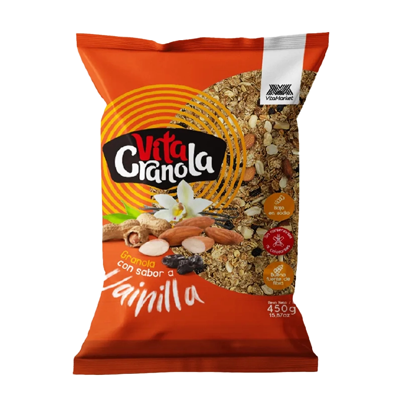 GRANOLA VITAGRANOLA VITAMARKET VAINILLA  X 450 G