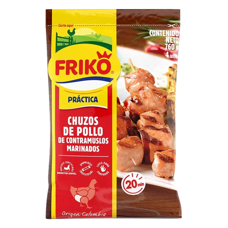 CHUZO CON MUSLO FRIKO X 4 UND