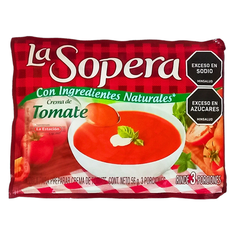 CREMA LA SOPERA 3 PORCIONES TOMATE