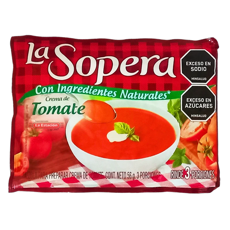 CREMA LA SOPERA 3 PORCIONES TOMATE