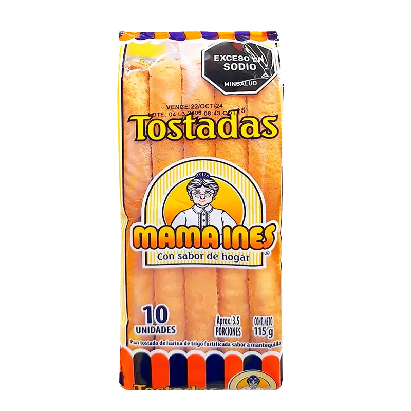 TOSTADA MANTEQUILLA MAMA INES X 115 GR
