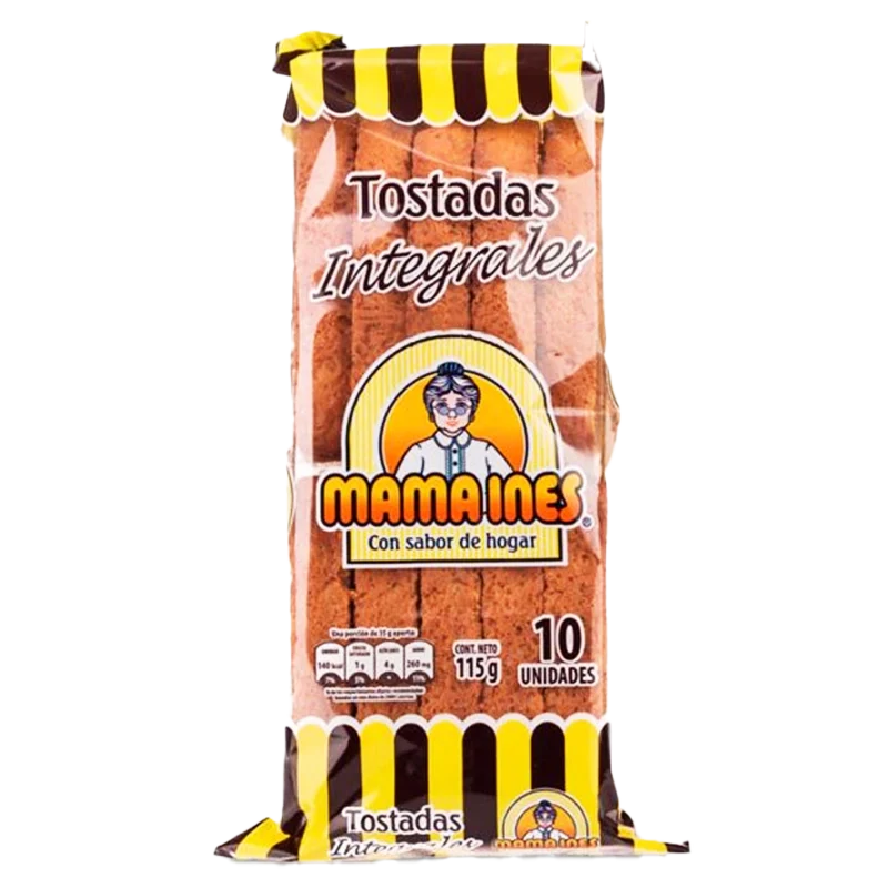 TOSTADA INTEGRAL MAMA INES X 115 GR