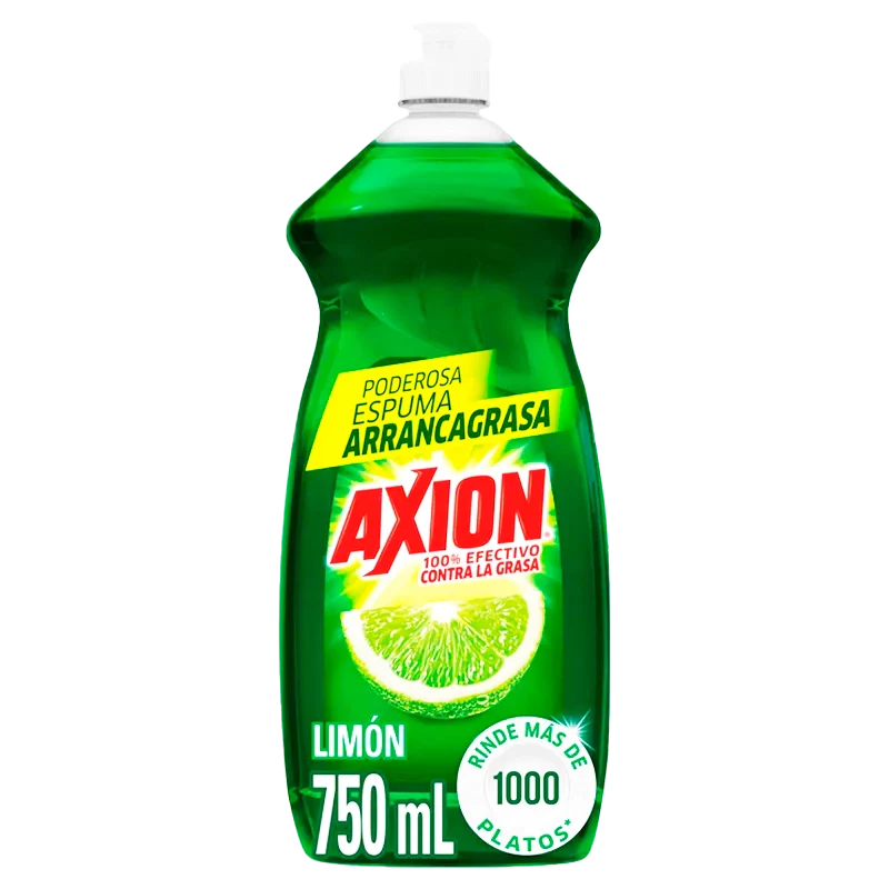 LAVAPLATOS AXION LIMON LIQUIDO 750ML
