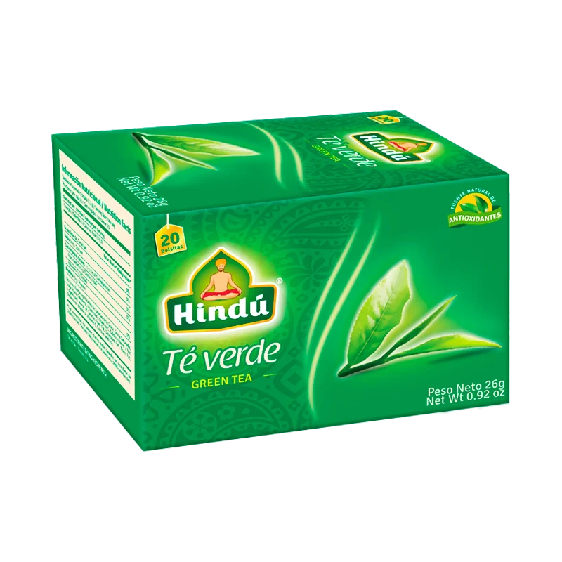 AROMATICA HINDU TE VERDE X 20 UND