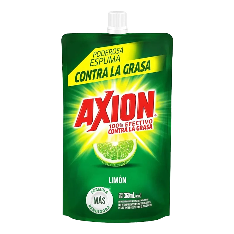 LAVAPLATOS AXION LIMON LIQUIDO X 360 ML