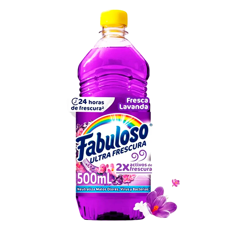 LIMPIADOR DE PISOS FABULOSO LAVANDA X 500 ML