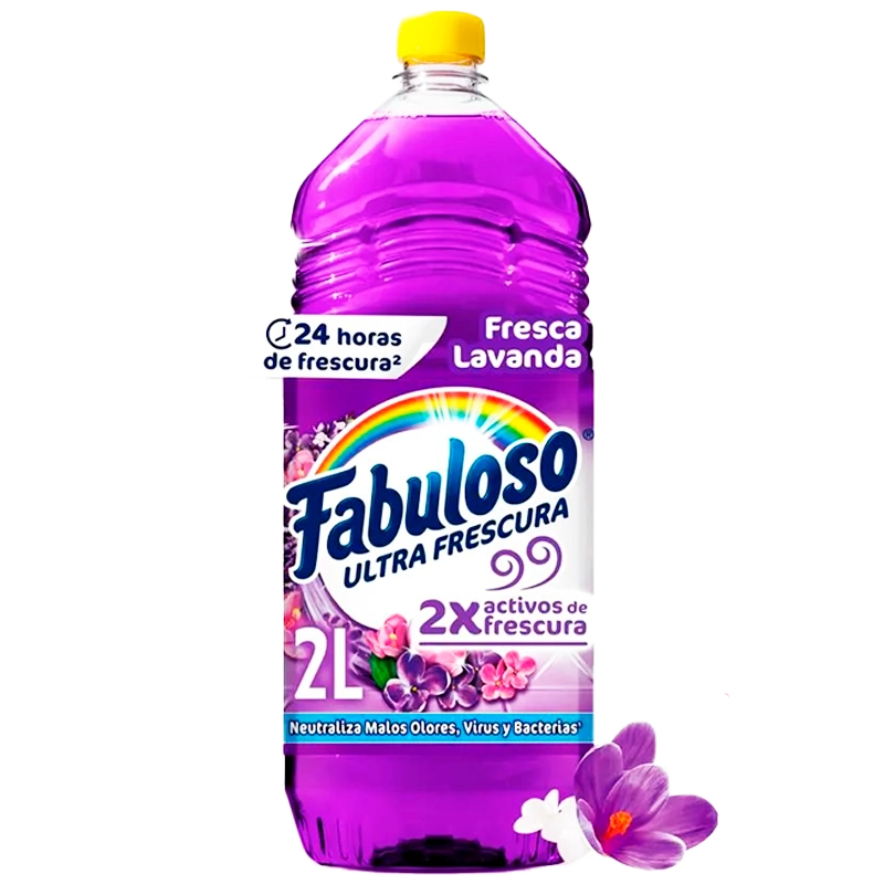 LIMPIADOR DE PISOS FABULOSO LAVANDA X 2000ML