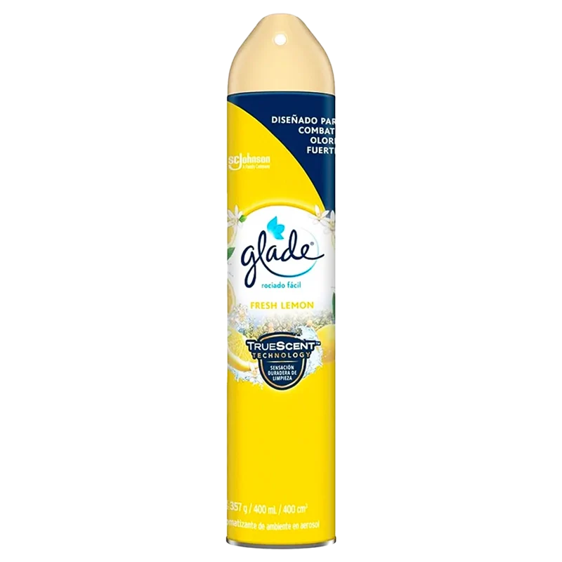 AMBIENTADOR GLADE AERO LEMON FRESH X 400 ML