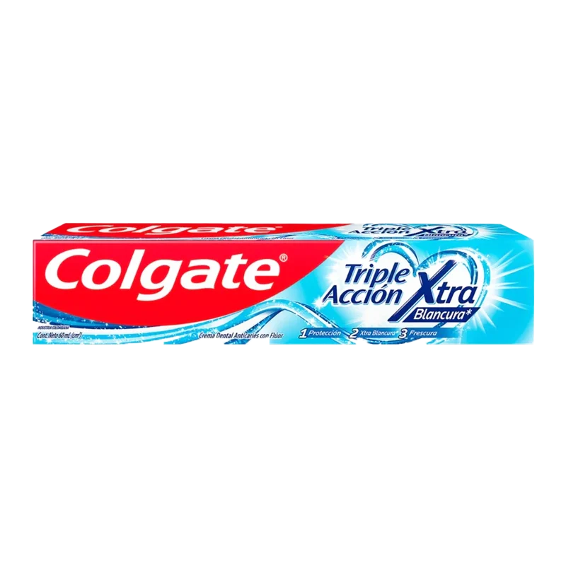 CREMA DENTAL COLGATE TRIPLE ACCION EXTRA BLANCUR X 60