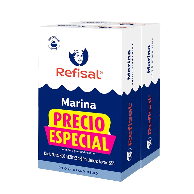 SAL REFISAL MARINA X 2 X 800 GR PRECIO ESPECIAL
