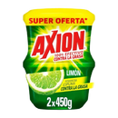 LAVAPLATOS AXION LIMON X 2 X 450 GR