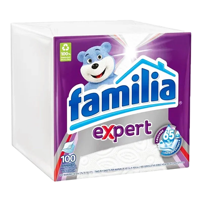 SERVILLETA FAMILIA EXPERT X 100 UND