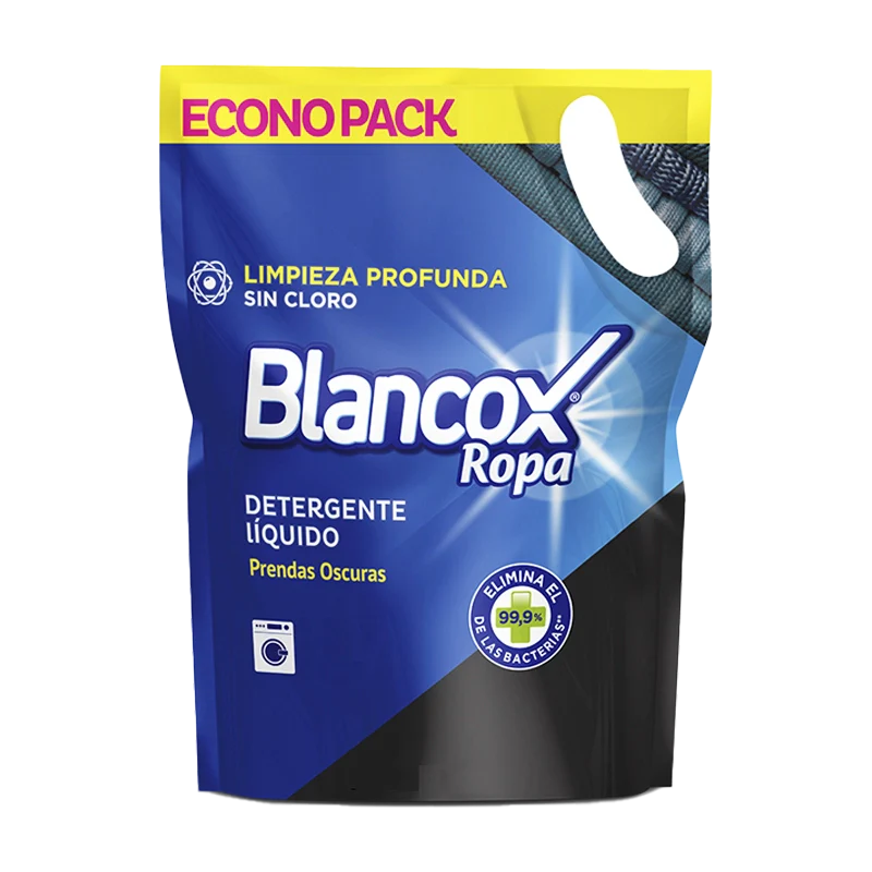 DETERGENTE LIQUIDO BLANCOX DOY PACK ROPA OSCURA X 900 ML