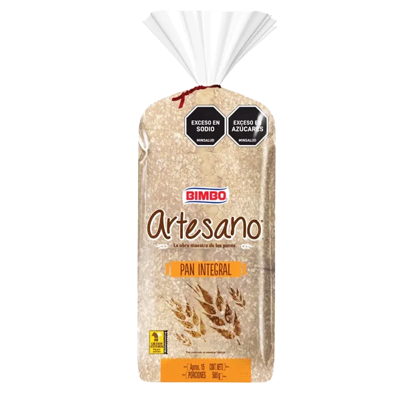 PAN ARTESANO INTEGRAL BIMBO X 500 GR
