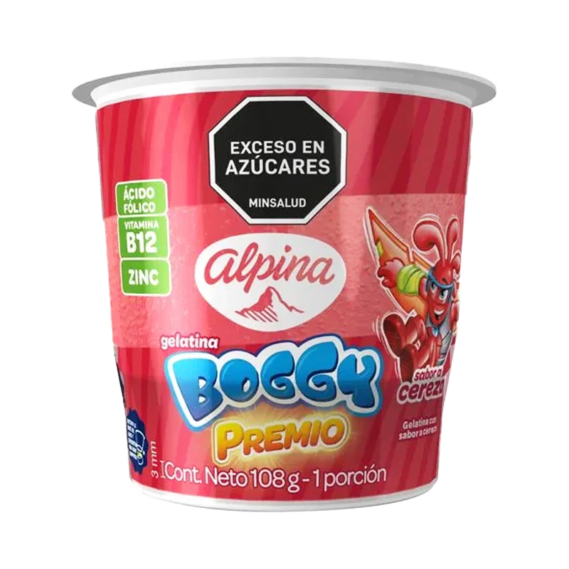 GELATINA BOGGY PREMIO CEREZA X 108 GR