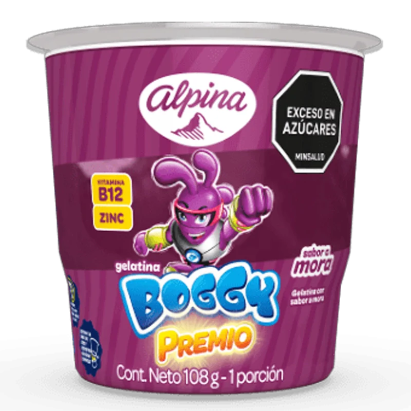 GELATINA BOGGY PREMIO MORA X 108 GR