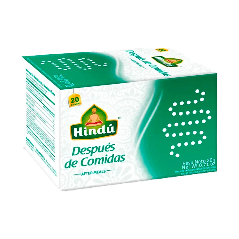 AROMATICA HINDU DESPUES DE COMIDAS X 20 UND