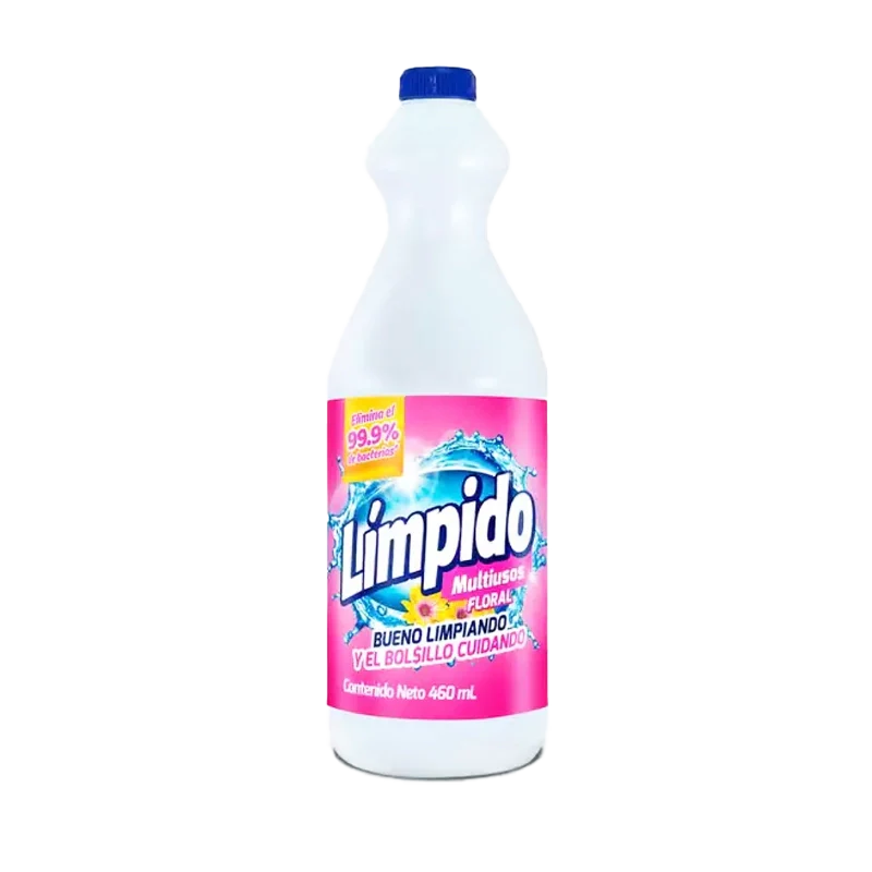 BLANQUEADOR LIMPIDO FLORAL X 460 ML