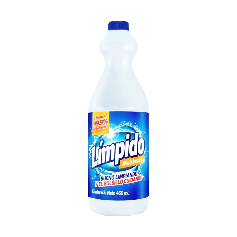 BLANQUEADOR LIMPIDO MULTIUSOS X 460 ML