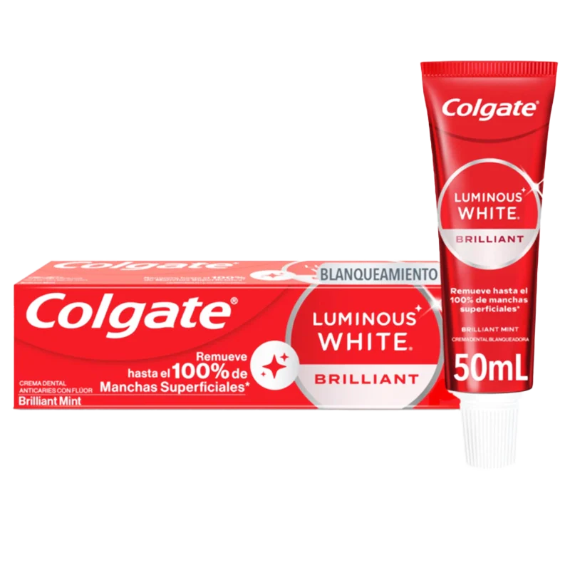 CREMA DENTAL COLGATE LUMINOUS WHITE X 50 GR
