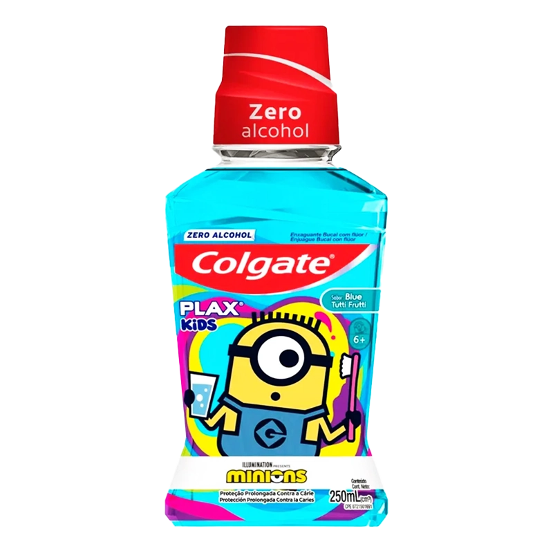 ENJUAGUE BUCAL PLAX KIDS MINION X 250 ML
