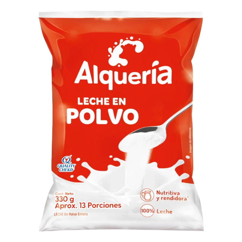 LECHE EN POLVO ENTERA ALQUERIA X 330 GR