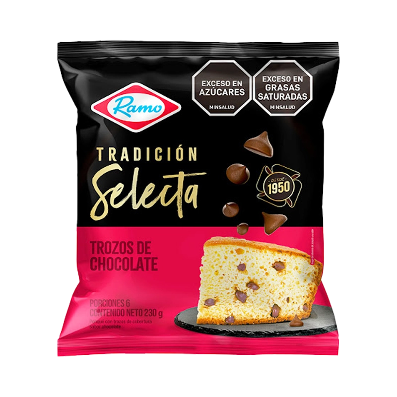 PONQUE TROZOS CHOCOLATE RAMO X 230 GR