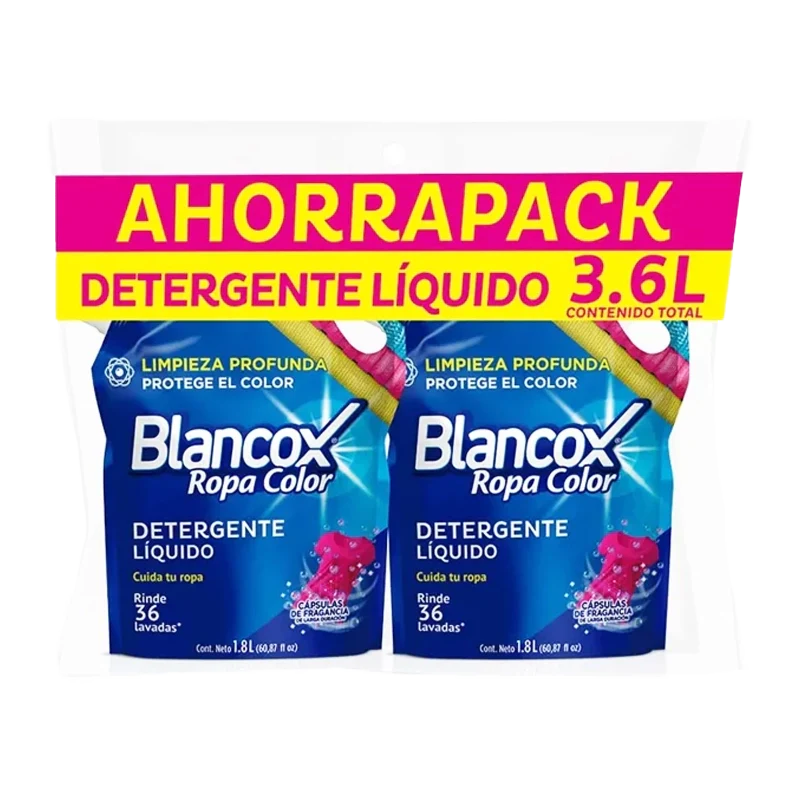 DETERGENTE LIQUIDO BLANCOX ROPA COLOR X 2 X 1800