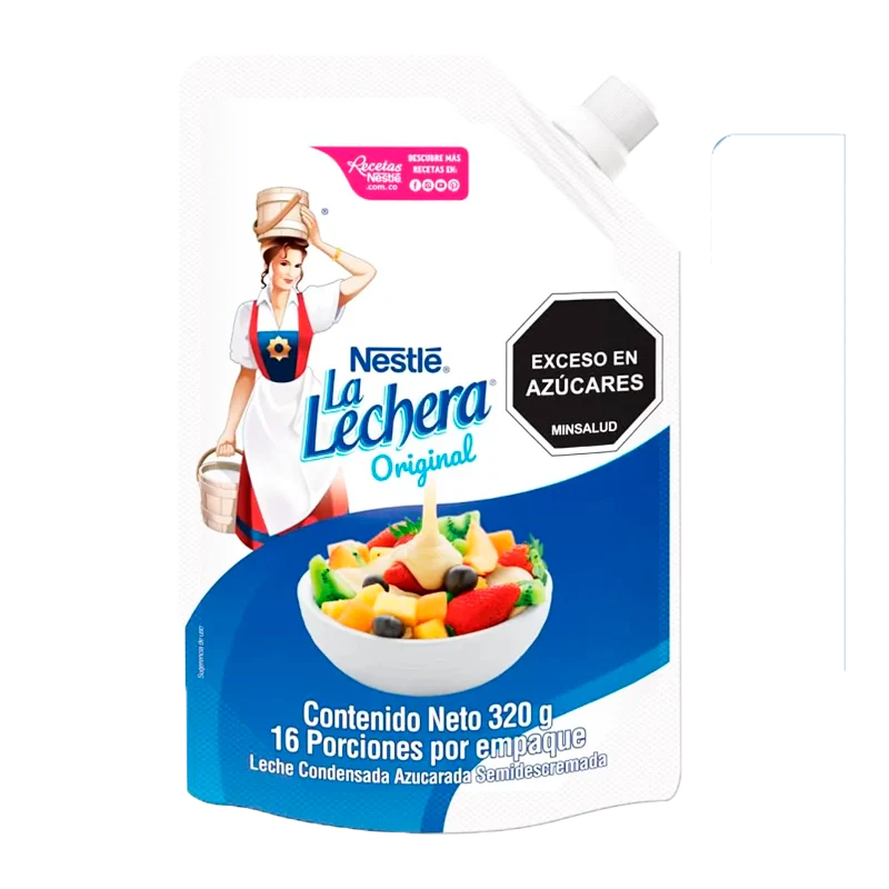 LECHE DONDENSADA LA LECHERA DOYPACK X 320 GR