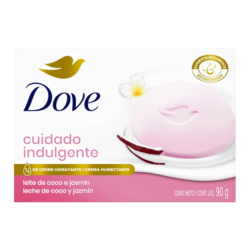 JABON BAÑO DOVE LECHE COCO X 90 GR