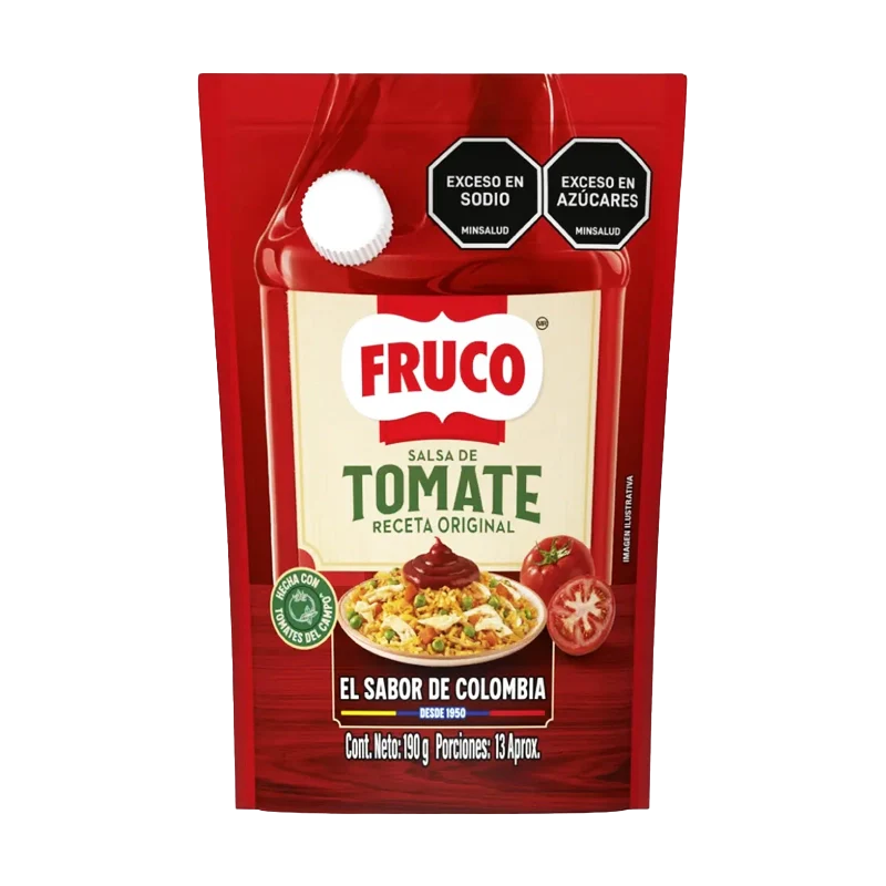 SALSA DE TOMATE FRUCO DP X 190 GR