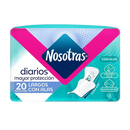 PROTECTORES NOSOTRAS DIARIOS LARGO ALAS X 20 UN