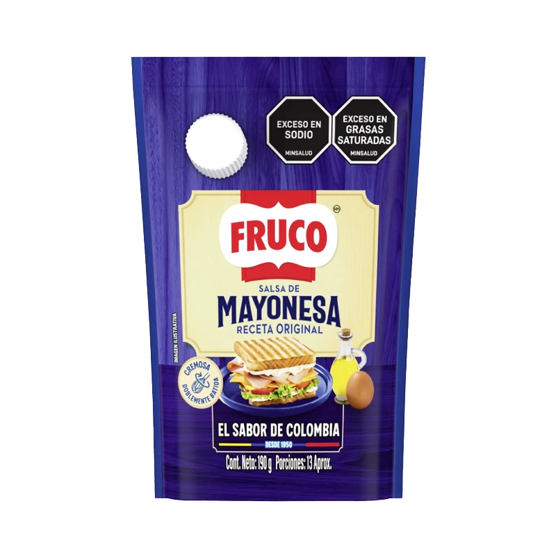 MAYONESA FRUCO DOYPACK X 190 GR